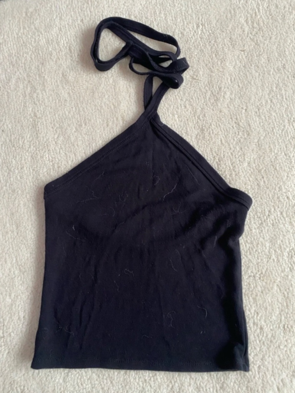 Garage Black String Halter Top